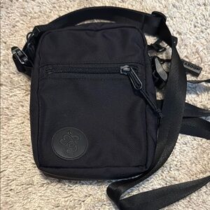 Baboon to the Moon Black Crossbody Bag